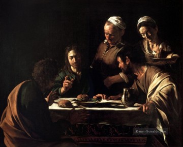  caravaggio - Abendessen bei Emmaus2 Caravaggio